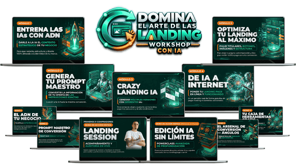 Oferta Workshop Domina el Arte de las Landing